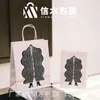 Bolsa de Embalaje para Pintura al Óleo Picasso, Té de Leche, Café, Repostería, Bolsa de Papel Kraft, Bolsa Tote para Pasteles, Bolsa de Compras, Bolsa de Regalo