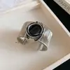 Pulsera Abierta Geométrica Redonda Metálica Europea y Americana Moda Simple Versátil Joyería de Diseño de Nicho Venta al por Mayor