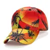 Nova boné de beisebol Primavera e Verão Feminino estampado moda casual aba curva proteção solar boné de pico personalidade da moda chapéu estiloso