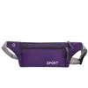 Bolsa de cintura pequeña multifuncional para exteriores estilo coreano, ajustada, transpirable, impermeable, para correr, deportiva, delgada, antirrobo, para teléfono móvil, para hombre y mujer