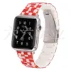 Adecuado para Apple Apple Watch S10/Ultra Correa de Resina Correa de Resina Cuadros Explosivos de Tablero de Ajedrez