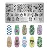Fabricantes de Estilo Japonés Transfronterizos Suministran Tableros de Estampado para Uñas de Acero Inoxidable Plantillas de Transferencia para Impresión Pintada DIY Creatividad al por Mayor