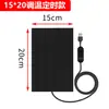 Almohadilla térmica usb 5v almohadilla térmica calefacción eléctrica fibra de carbono trasero vegetal almohadilla térmica aislamiento de grafeno asiento ropa