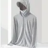 Ropa de Protección Solar para Hombre y Mujer Nueva Ropa de Verano para la Piel Delgada Seda de Hielo Ropa de Protección Solar Protección UV Ropa de Aire Acondicionado para Exteriores Chaqueta