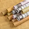 Papel Kraft de Periódico Inglés Vintage, Materiales para Envolver Regalos con Ramo de Periódico, Papel de Envoltura para Flores, Papel de Envoltura para Flores al por Mayor
