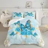 Soporte Temu/Jit Impresión Digital Cepillada Mariposa Transpirable Amigable con la Piel Textil para el Hogar Colcha Funda de Almohada Funda de Almohada Fuente