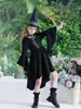 Disfraces de Halloween para niños, disfraces de niña, disfraces para padres e hijos, disfraces de madre e hija, disfraces de bruja, disfraces de escoba, vestidos de elfo del bosque