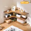 Prateleira de Armazenamento para Mesa, Estante de Canto de Mesa, Prateleira de Armazenamento para Estação de Trabalho, Mesa de Trabalho para Estudante, Estante Simples, Prateleira de Armazenamento para Dormitório