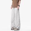 Pantalones Casuales de Malla para Hombre 2025 Verano Nuevos Holgados Rectos Caída Transpirables Pierna Ancha Deportivos Largos Modernos