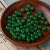 Novo Estilo Chinês [Verde Cang Verde] Vidro de Jade Esmalte Ábaco Beads DIY Handmade Hairpin Pulseira Colar Frisado