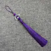 12B-7 Borla de Cuentas de Medusa Flecos Largos Traje Antiguo Hanfu Qipao Falda Mamian Nubes Traseras Accesorios Banbu