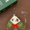 Festival del Bote del Dragón Peluche Colgante Zongzi Dibujo Animado Lindo Llavero Bordado Creativo Regalo Festivo Juguete Colgante para Niños