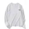 Camiseta de Manga Larga Casual con Estampado de Diseño de Amor, Nuevo Estilo Primavera y Otoño 2025, Ropa Exterior Casual para Mujer, Top de Manga Larga Más Fácil de Combinar
