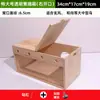Caja de Cría para Loros, Periquito, Agaporni, Nido para Periquito, Casa Nido Colgante Externa Horizontal, Jaula Cálida para Pájaros, Accesorios Transparentes de Madera Maciza