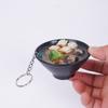 Tigela de ramen estilo japonês simulação de PVC Ishakaya pássaro queimando simulação de ornamentos de comida acessórios para casa de brincar de cozinha DIY