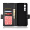Funda flip protectora para teléfono Sony Xperia 1 III con tarjetero funda de cuero 1 III billetera patrón lichi