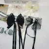 Pinza para el Cabello de Lazo Retro Estilo Francés de Primavera con Cinta, Accesorio de Alto Nivel para Peinado de Novia, Suministro para Puesto de Mercado Nocturno