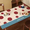 Mantel individual de mesa de comedor lujoso y de alta gama, impermeable, a prueba de aceite, resistente al calor, lavable, mantel para mesa de centro, resistente a altas temperaturas, nuevo modelo 2025