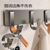 Ganchos Adesivos Fortes para Uso Pesado em Cozinha, Banheiro e Chuveiro; Sem Pregos, Sem Marcas, Design Moderno e Simples