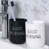 Vaso para enjuague bucal, vaso para cepillo de dientes de pareja, vaso de lavado para niños, vaso para cepillo de dientes transparente de alta gama de lujo ligero para familia