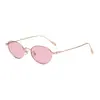 Gafas de Sol Ultraligeras de Titanio Puro 51 Estilo Ojo de Gato Old Money Mm98671 Gafas de Sol Anti-UV de Alta Gama para Mujer