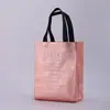 Bolsas Láser Color Oro Rosa de Amazon en Stock Impresión a Color por Termoprensado Película de Aluminio Láser Ropa Compras Bolsas No Tejidas