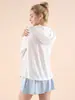 Ropa de Protección Solar Ligera Transpirable con Capucha Anti-UV para Verano Hielo Seda Exterior Casual Holgada Cómoda Versátil Ropa de Protección Solar
