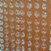 Fio de Contas Octogonais de Acrílico/Cristal para Casamento Corrente de Contas Exibição Decoração de Teto Local de Casamento Decoração de Hotel Cortina de Porta