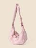 Bolsa Dumpling de Tela de Nylon Nicho Personalizada, Bolso de Hombro de Color Puro Moderno y Casual, Bolso Cruzado Versátil de Gran Capacidad, Verano