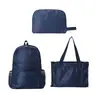 Mochila Multifuncional para Viagem ao Ar Livre, à Prova d'Água, Dobrável, de Uso Duplo, Ultraleve, Portátil, com Logotipo Impresso Personalizado