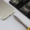 Kit de chave de fenda 25 em 1 bolsa de couro portátil combinação especial formato celular óculos relógio reparo ferramenta de hardware lote
