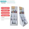 Caixa de exibição de papel de mesa PDQ acessórios para celular caixa de exibição papelaria loja prateleira de papel multifuncional fábrica fornecimento