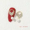 Estilo japonés de lujo ligero tridimensional joyería de zirconita para uñas colgante de perla mariposa concha Súper Brillante decoración de uñas de diamante