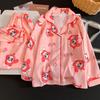 2025 Pijamas Nuevos para Niños Primavera y Otoño Niñas Algodón Nube Mangas Largas Ropa de Casa para Niñas Medianas y Grandes Otoño Princesa