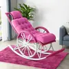 Sillón mecedor reclinable silla para persona perezosa siesta sala de estar balcón reclinable persona perezosa puede reclinarse puede dormir silla de ocio silla mecedora para ancianos
