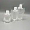 Bolsa de Viaje para Reenvasado, Cosméticos, Viaje de Negocios, Bolsa Desechable Portátil con Boquilla, Gel de Ducha, Champú, Loción, Bolsa Sellada