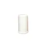 Soporte de Palillos de Cerámica Blanca Pura Simple para Uso Doméstico, Caja de Palillos Comercial con Borde Dorado, Tarro para Palillos, Pedido de Venta Directa
