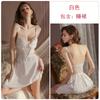Ropa Íntima Marca Guiruo, Tentación Apasionada, Con Almohadillas para el Pecho, Bata de Noche Sexy de Satén Suave, Bata Exterior, Conjunto para el Hogar 4844