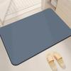 Alfombrilla de pie absorbente para baño de color sólido de lodo de diatomeas, Felpudo antideslizante para puerta de baño, Alfombra de secado rápido para lavabo, Felpudo resistente a la suciedad para inodoro