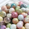 Contas Estilo Chinês Retro Cerâmica Imitação Padrão Dragão Contas de Vidro Contas Soltas Pulseira DIY Feita à Mão Acessórios de Joias
