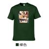 Camiseta estampada de manga corta transfronteriza para parejas de hombres y mujeres de primavera 2022, nueva camiseta de manga corta con estampado de Naruto Anime