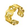Tienda Insignia de Joyería Jinjiahua Anillo Abierto Chapado en Oro Anillo con Mantra de Seis Palabras Anillo Imitación para Dedo Índice de Mujer