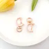 Llavero de Joyería de Dibujos Animados con Forma de Gatitos, Delfines, Estrellas, Corazones, Lunas, Flores y Conchas, Materiales para Joyería DIY de Aleación de Zinc