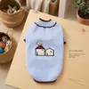[Pré-venda] Roupas de cachorro para outono e inverno, suéter de urso Fair Isle, roupas de inverno para animais de estimação espessas e quentes