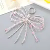 Decoración de Bolso Coreana Ins con Flores y Perlas Cadena Colgante Colgante de Mariposa y Rosa de Gama Alta Colgante para Teléfono Móvil de Mujer