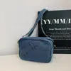 Bolsa pequena quadrada de ganga casual da moda para mulheres, nova bolsa de ombro estilo coreano da primavera de 2026, bolsa transversal personalizada de nicho