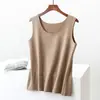 Nuevo Chaleco Térmico de Ropa Interior para Mujer Otoño e Invierno, Forro de Felpa y Engrosado, Talla Grande Ajustado Camiseta Base de Cuello Redondo, Versátil Top de Otoño