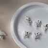 Novas joias de unhas com acabamento em borboleta de cristal de gelo feitas à mão, asas de unhas de cristal japonês com explosões de olhos de cavalo