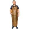 Delantal con Tirantes Shuangyu H085 Impermeable y a Prueba de Aceite Cocina Cantina Adulto Tendón Industrial Extendido Delantal de Trabajo Acuático