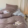Estilo clássico chinês elegante conjunto de cama de quatro peças de alta qualidade com bordado de algodão de fibra longa de dupla camada para dormitórios estudantis